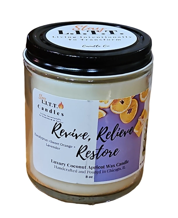 Revive, Relieve & Restore~ Eucalyptus +Sweet Orange + Lavender ~ Eucalyptus Essentials for Emotional Wellness