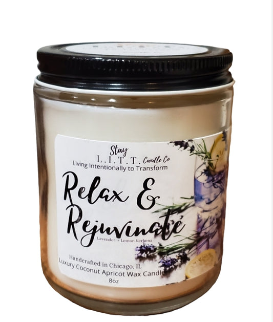 Relax & Rejuvenate ~Lemon + Verbena + Lavender ~ Lavender Essentials for Emotional Wellness