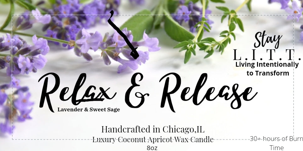 Relax & Release ~ Lavender + Sweet Sage ~Lavender Essentials for Emotional Wellness